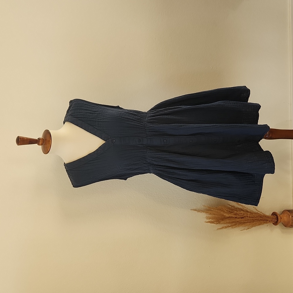 Pact Navy Blue Mini Dress
